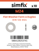 Simfix product label - 125A-1.4462-0250-D