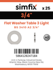 Simfix product label - 125A234T3L-D
