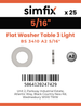 Simfix product label - 125A2516T3L-D