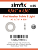 Simfix product label - 125A2532T3L-D
