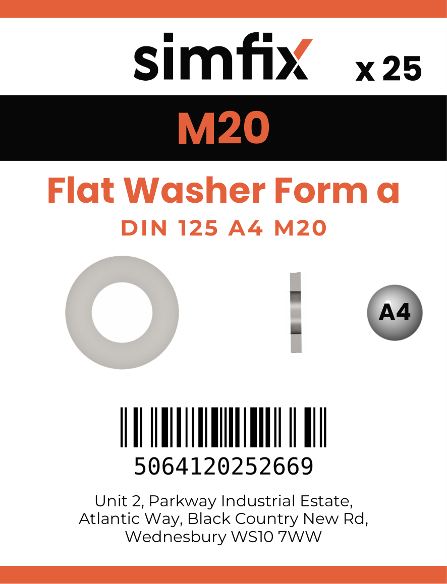 Simfix product label - 125A4210-D