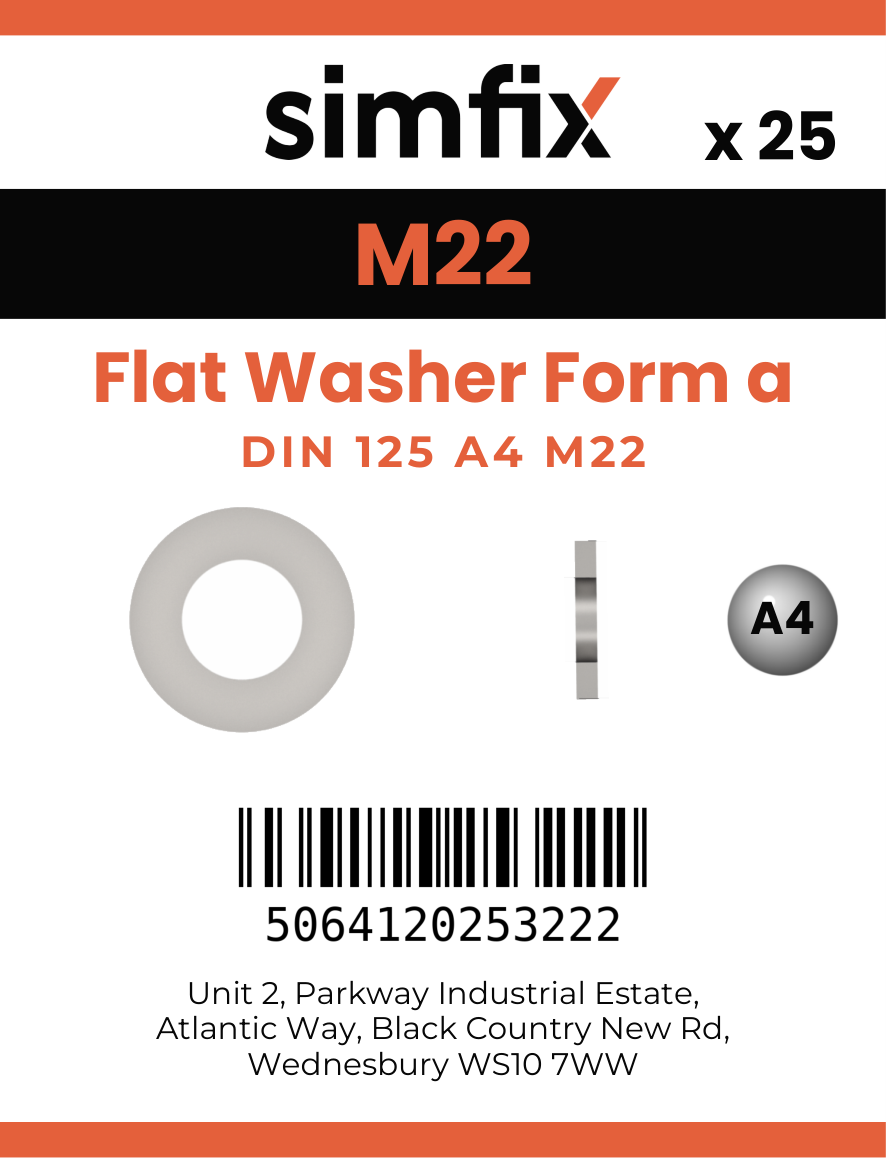 Simfix product label - 125A4230-D