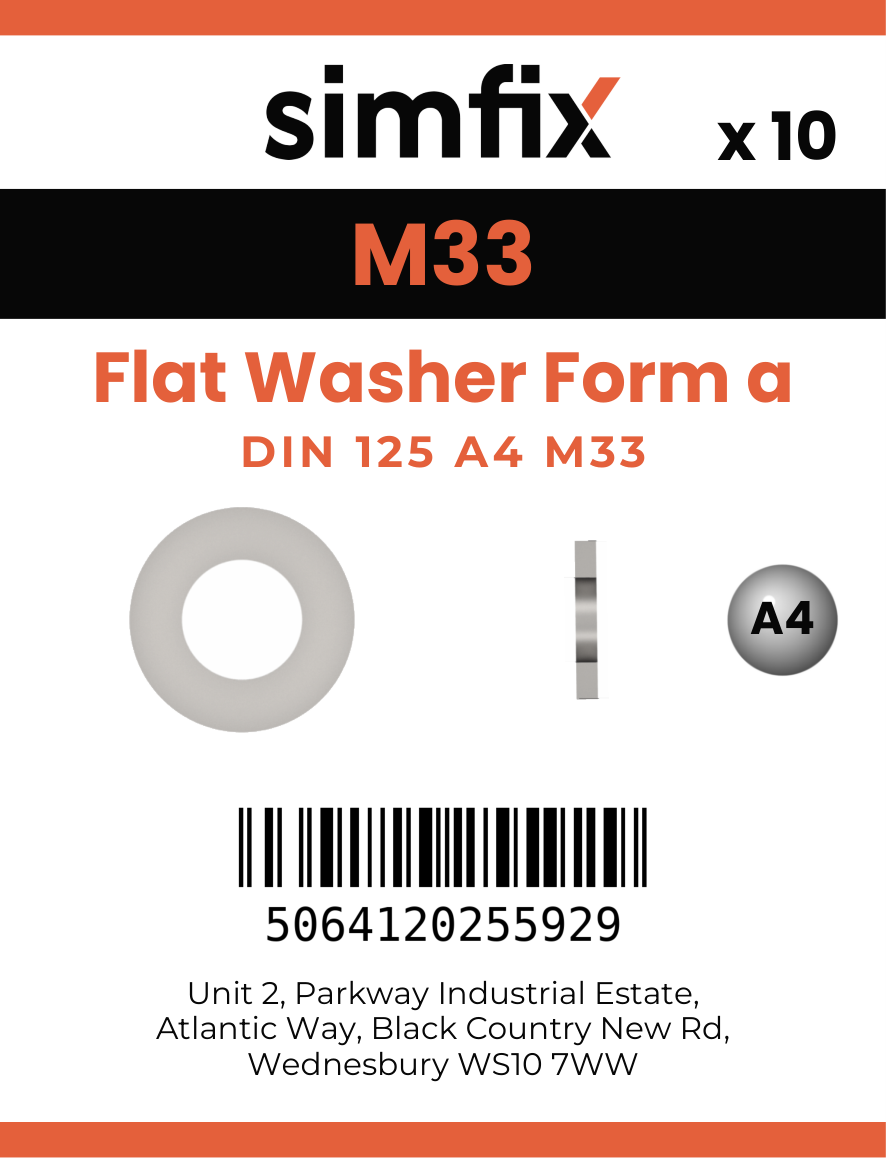 Simfix product label - 125A4340-D