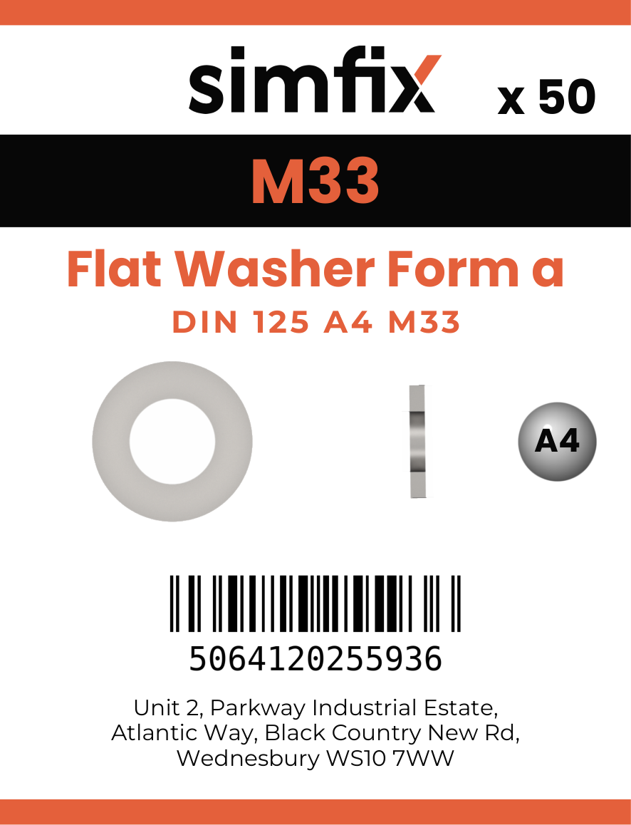 Simfix product label - 125A4340-T