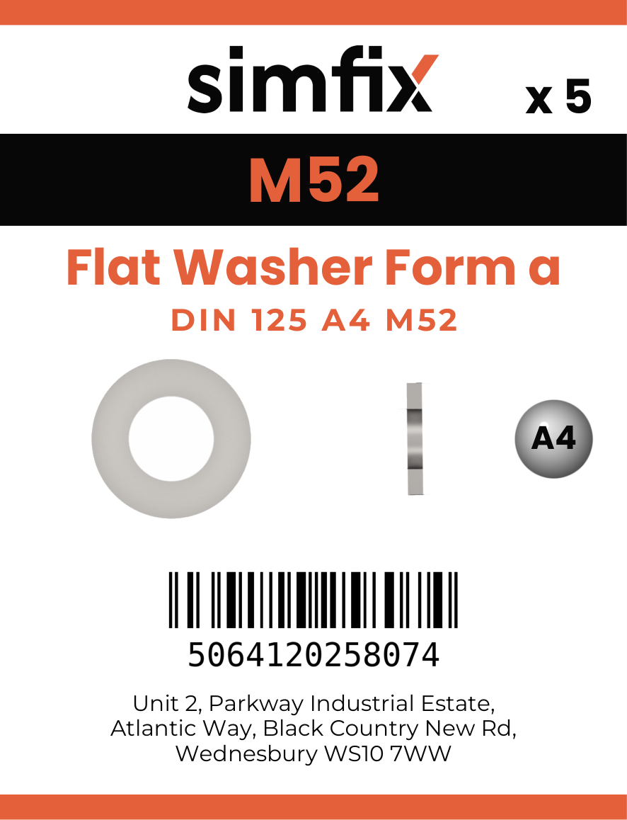 Simfix product label - 125A4540-T