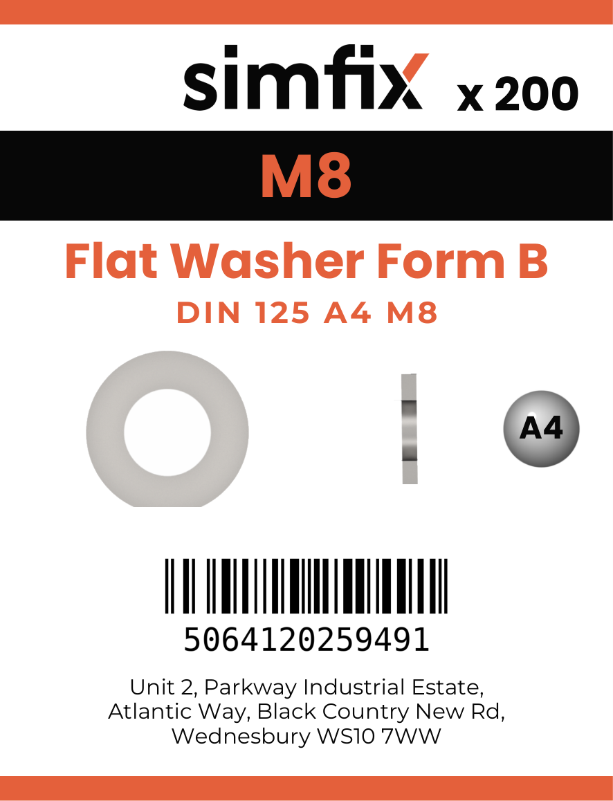 Simfix product label - 125BA4084-T