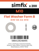 Simfix product label - 125BA4105-T