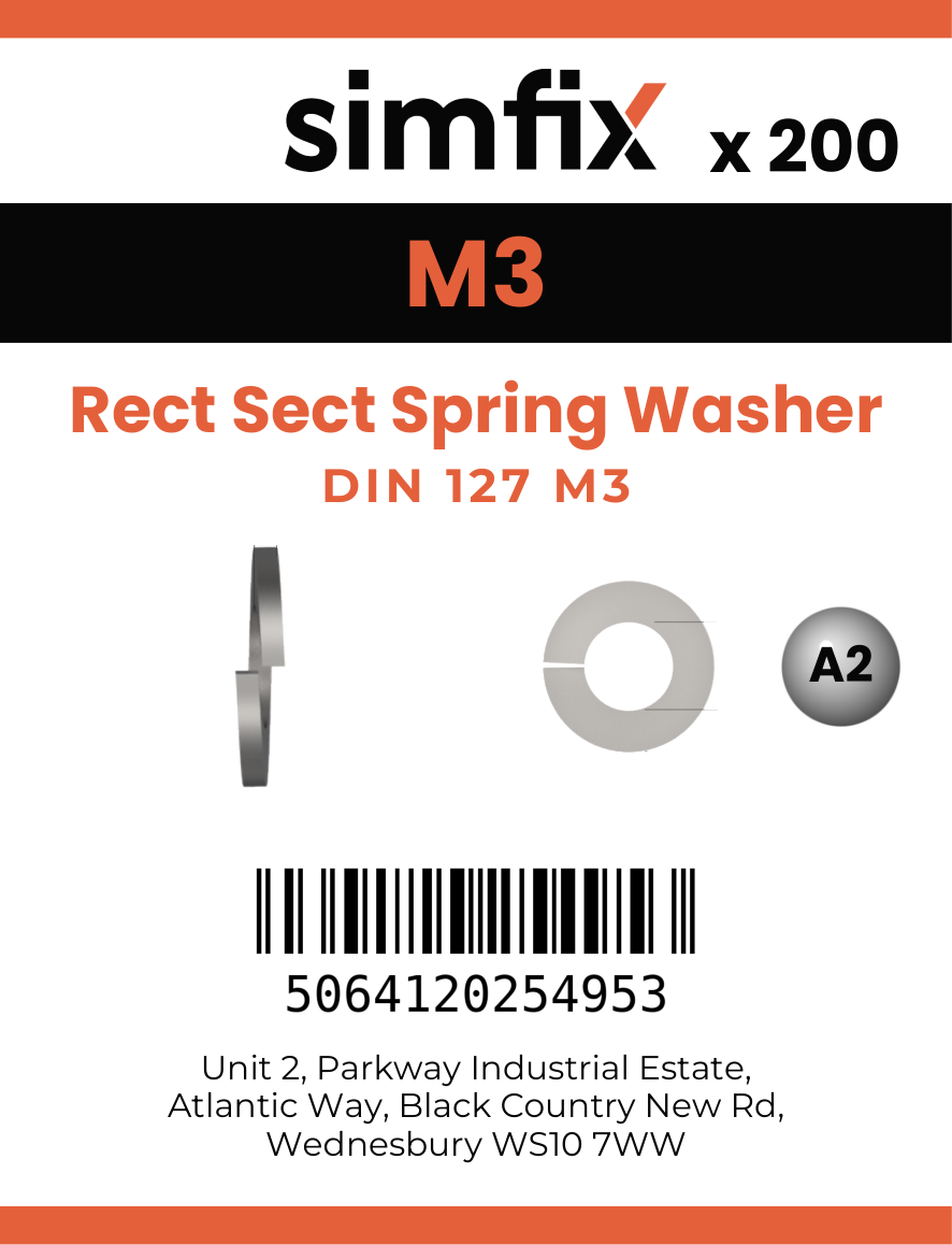 Simfix product label - 127A2031-T