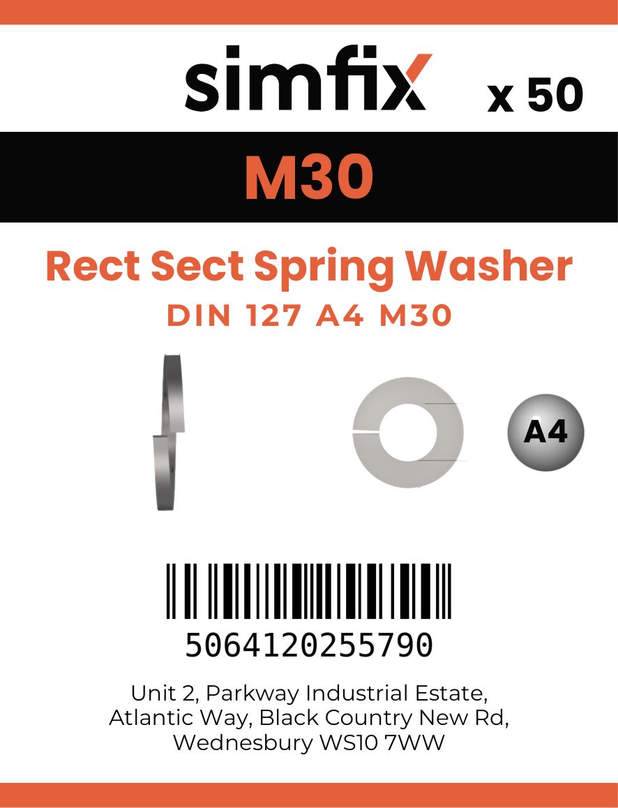 Simfix product label - 127A4305-T