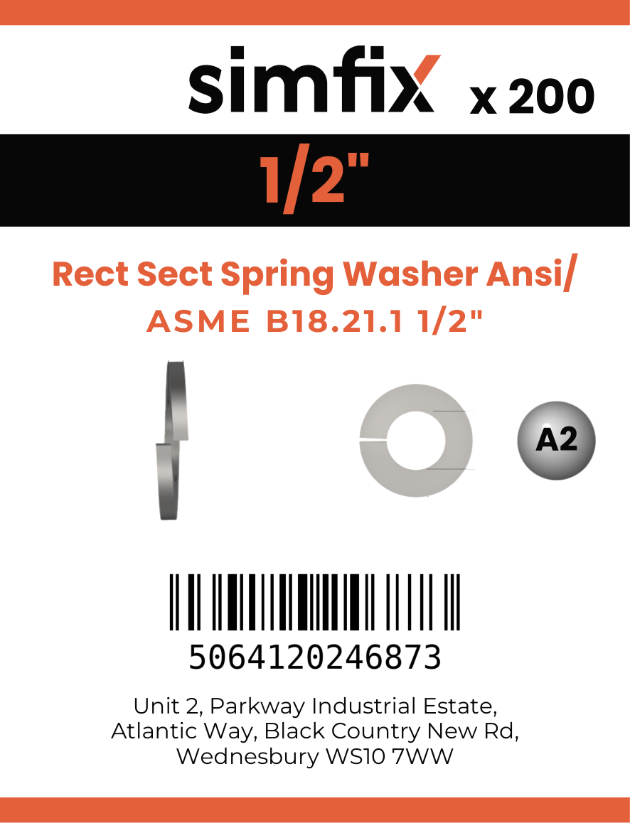 Simfix product label - 127B1431012-T