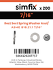 Simfix product label - 127B14310716-T