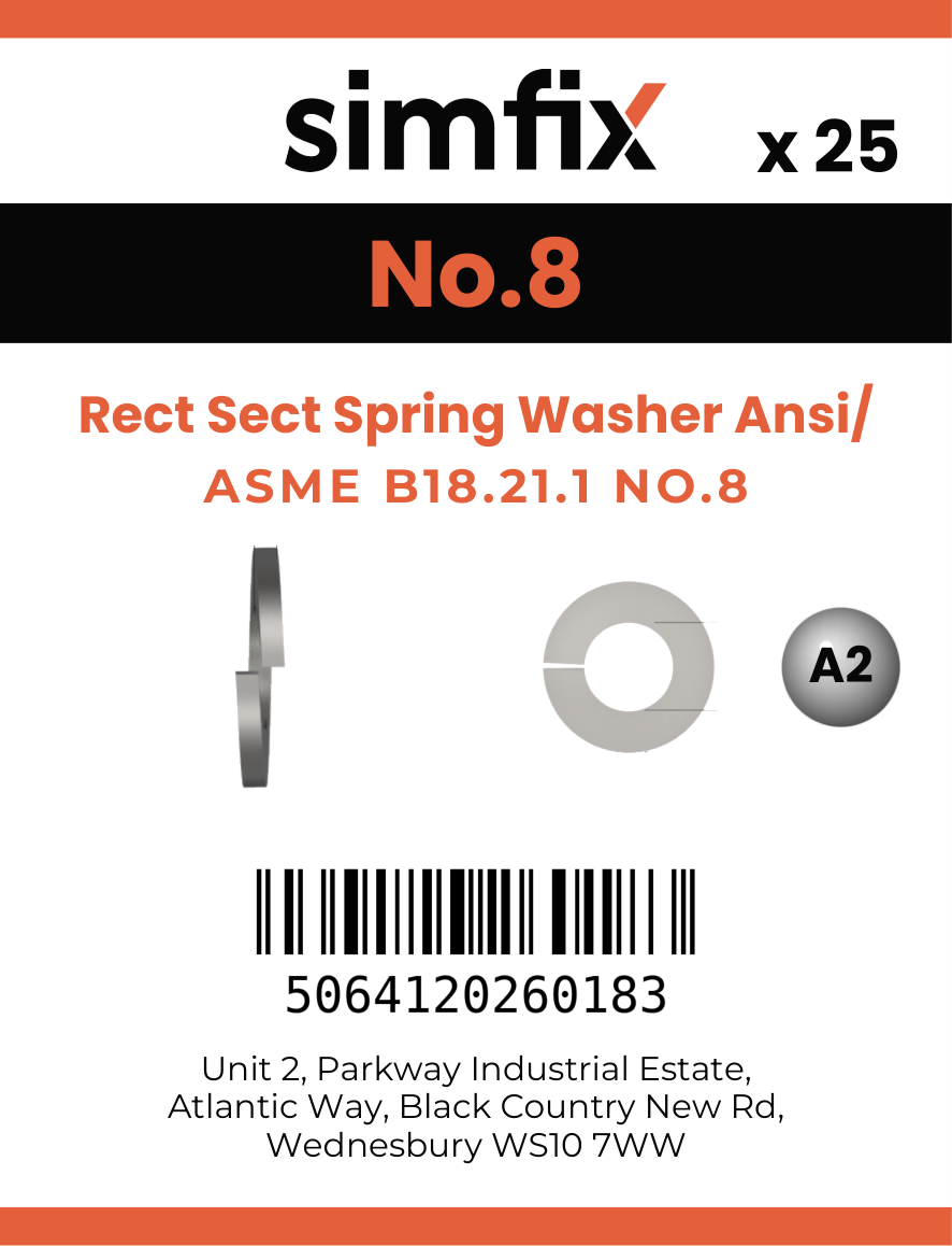 Simfix product label - 127B14310N08-D