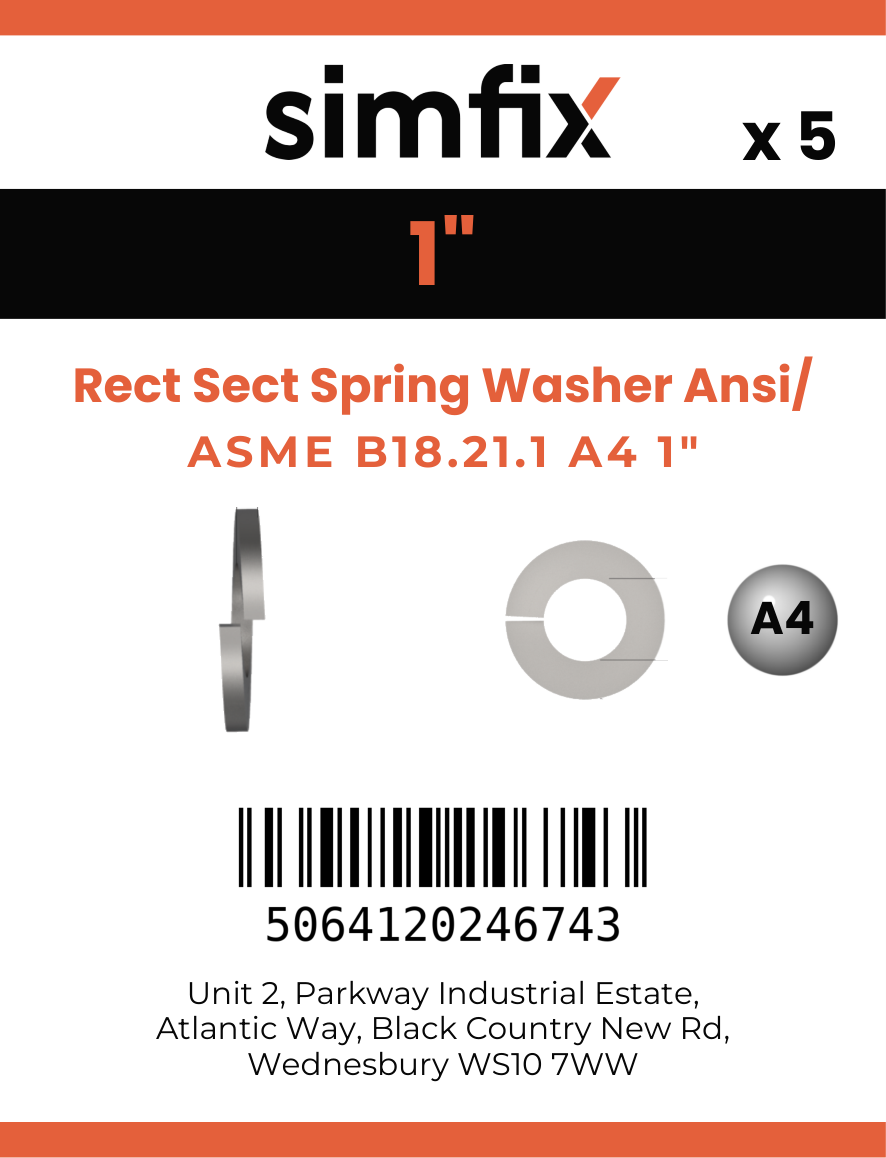 Simfix product label - 127UA41-D