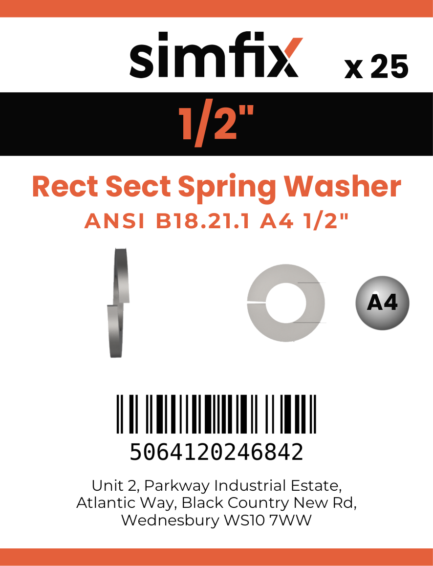 Simfix product label - 127UA412-D