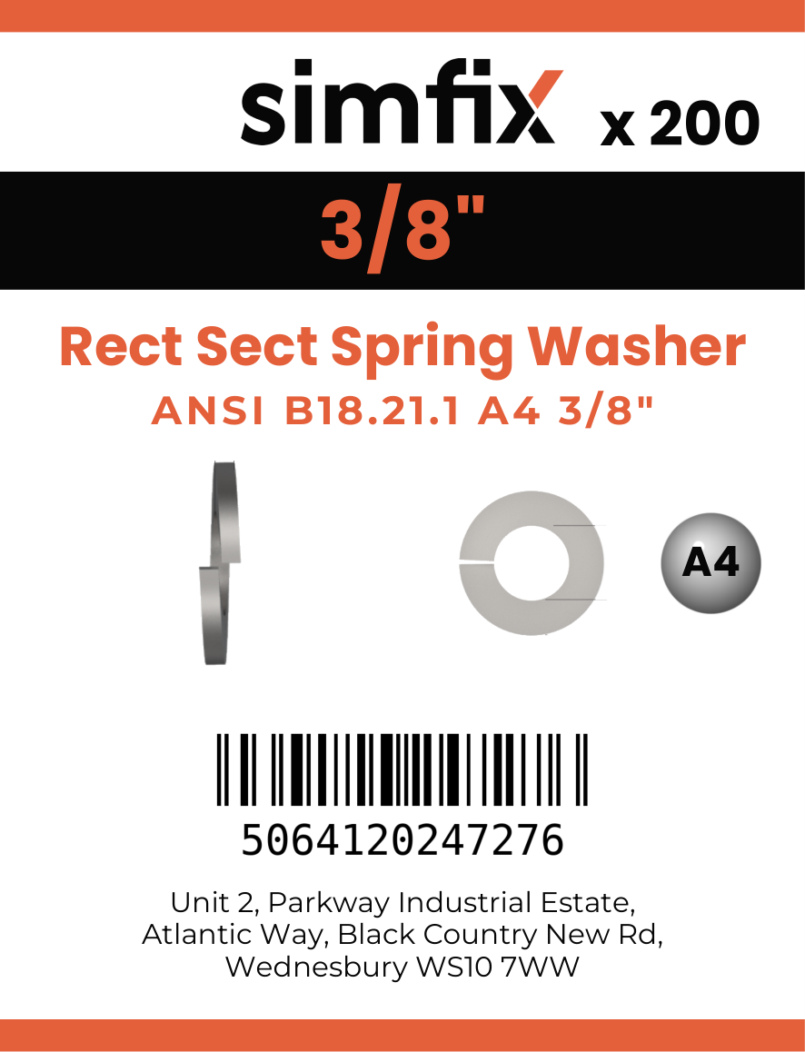 Simfix product label - 127UA438-T