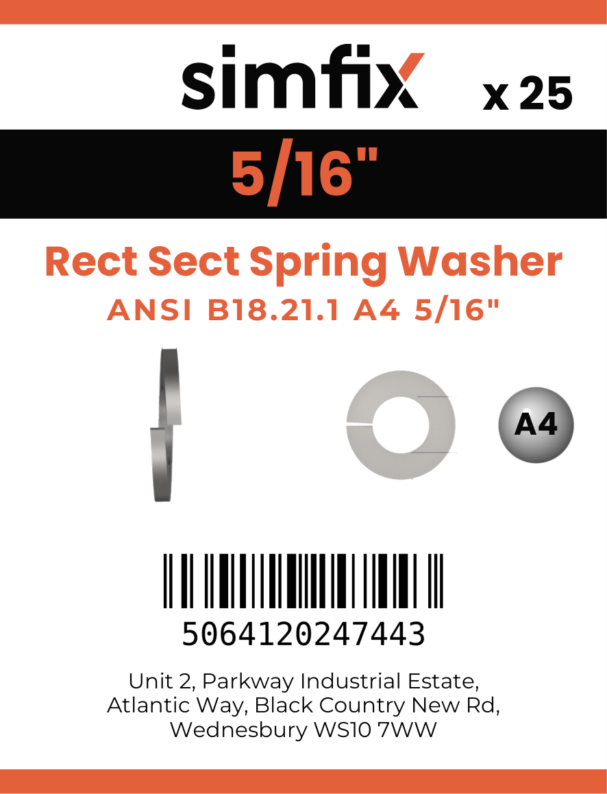 Simfix product label - 127UA4516-D