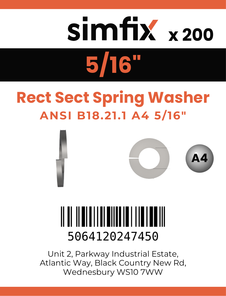 Simfix product label - 127UA4516-T