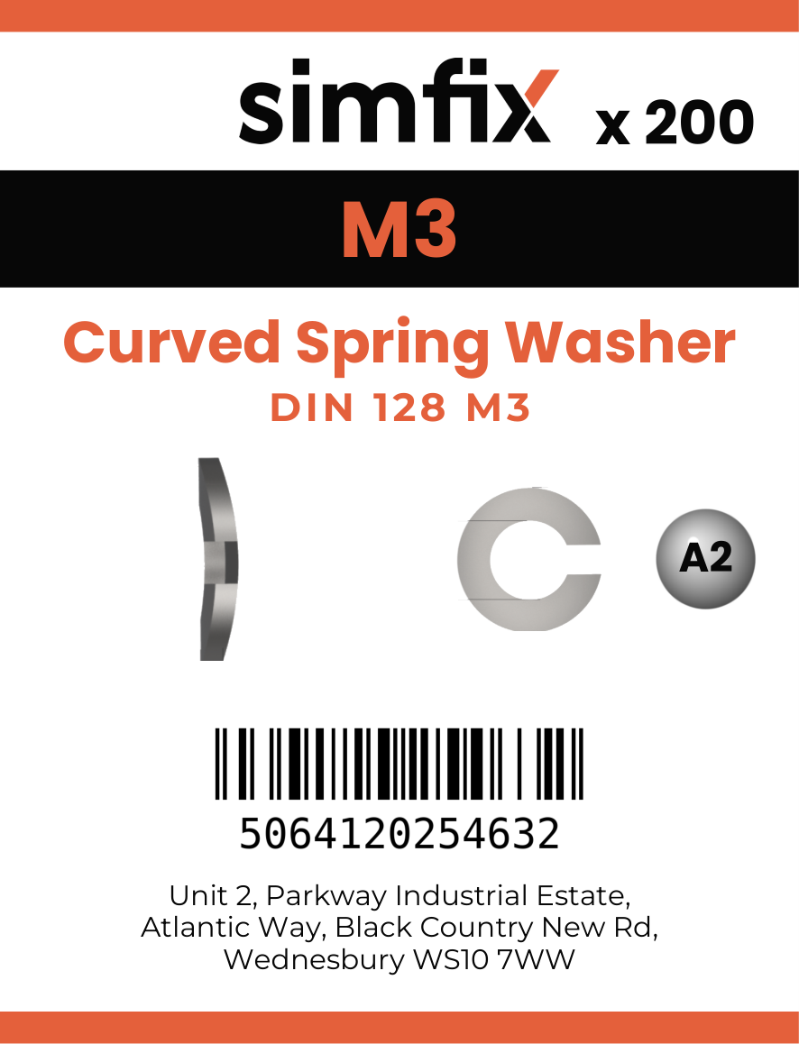 Simfix product label - 128AA2031-T