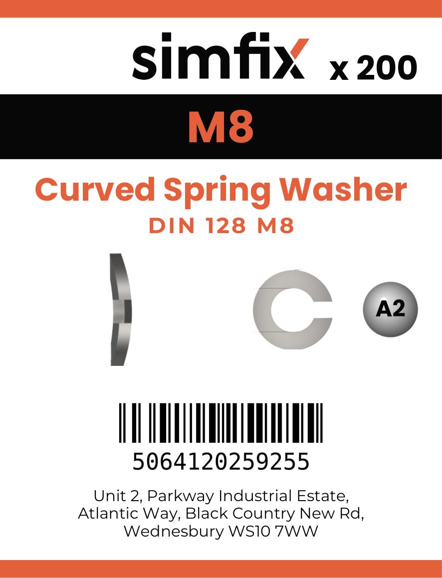 Simfix product label - 128AA2082-T