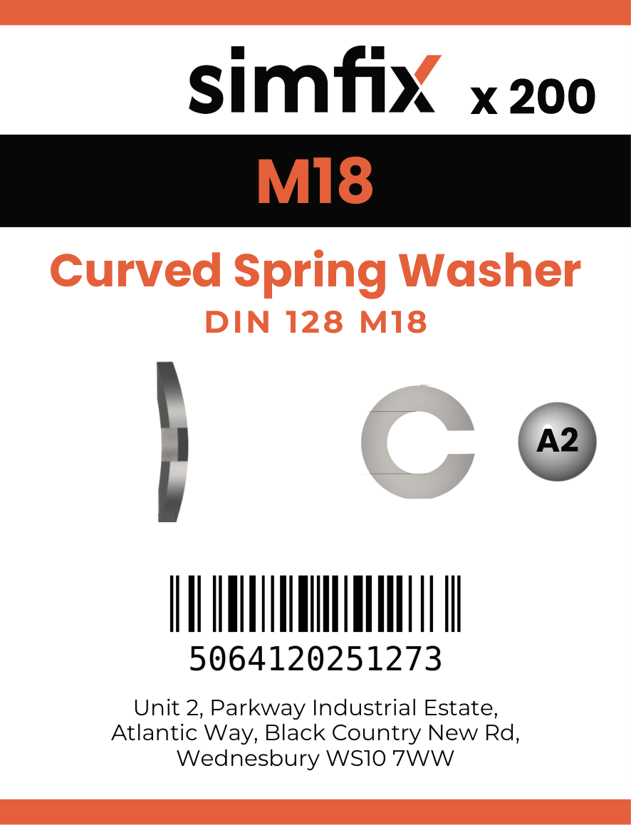 Simfix product label - 128AA2182-T