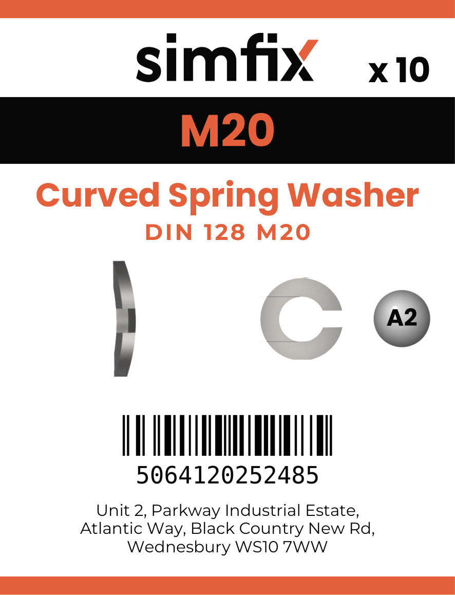 Simfix product label - 128AA2202-D