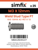 Simfix product label - 13918A2PT03012-D