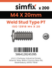 Simfix product label - 13918A2PT04020-T