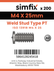 Simfix product label - 13918A2PT04025-T