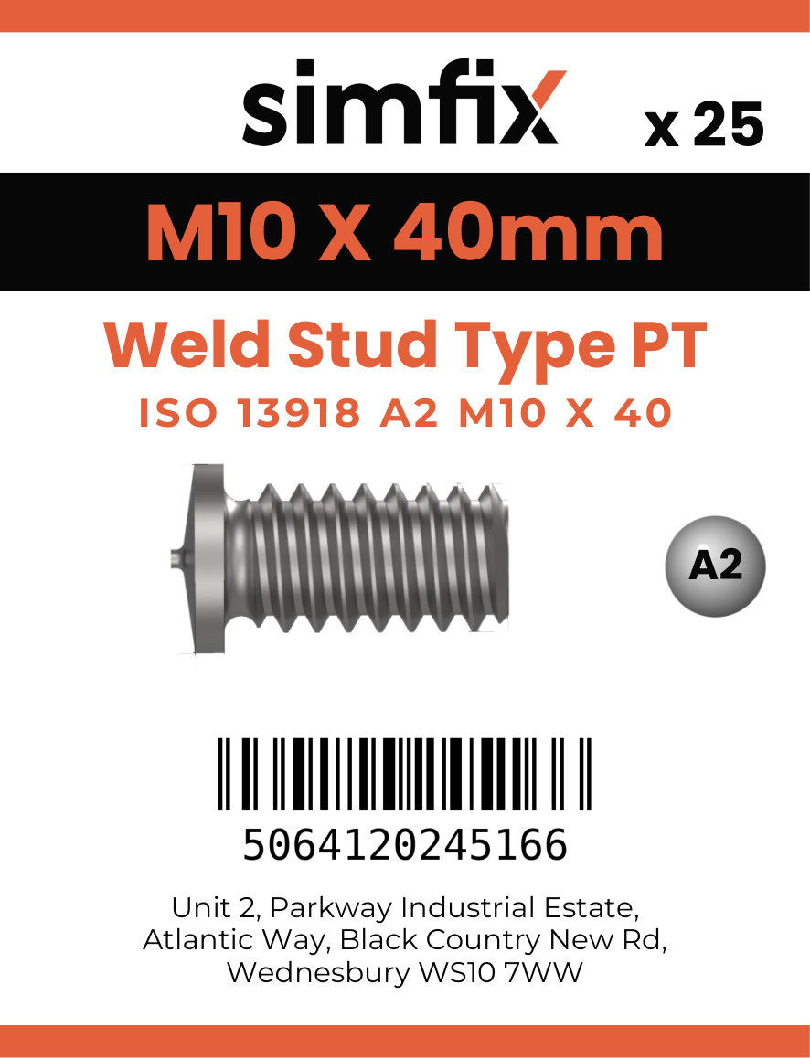 Simfix product label - 13918A2PT10040-D