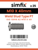 Simfix product label - 13918A2PT10040-D
