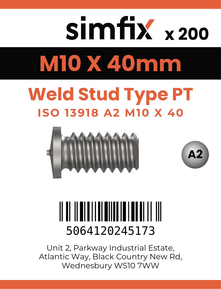 Simfix product label - 13918A2PT10040-T