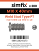 Simfix product label - 13918A2PT10040-T