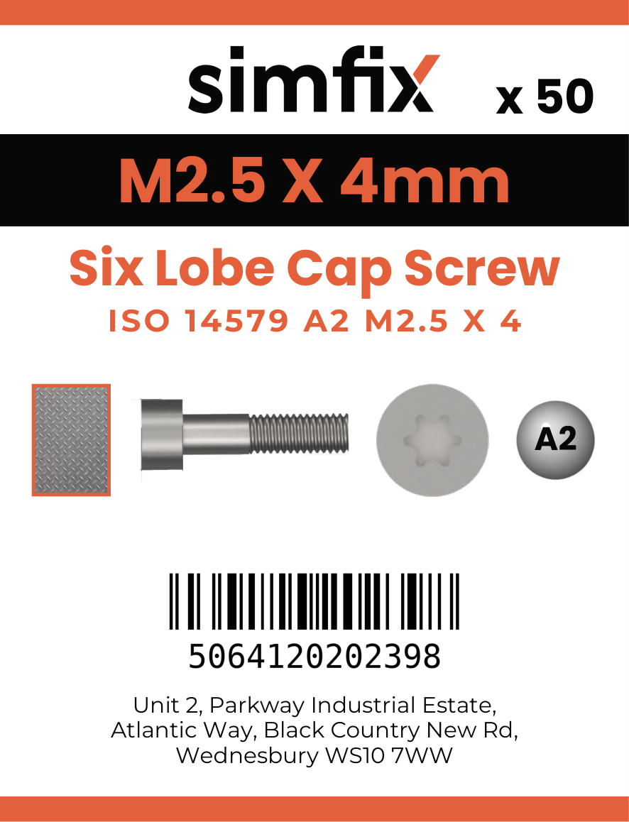 Simfix product label - 14579A2025004-T