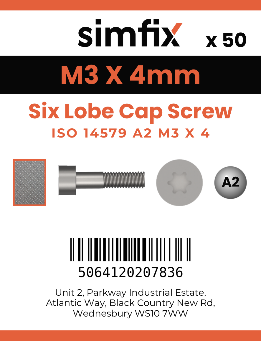 Simfix product label - 14579A203004-T