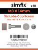 Simfix product label - 14579A203014-D