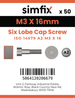 Simfix product label - 14579A203016-T