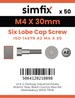 Simfix product label - 14579A204030-T