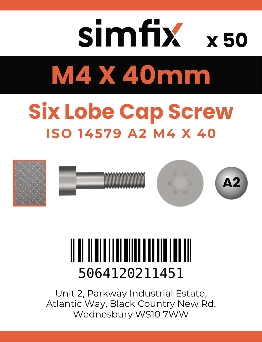 Simfix product label - 14579A204040-T