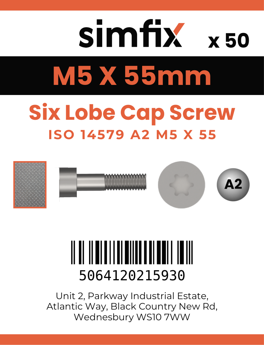 Simfix product label - 14579A205055-T