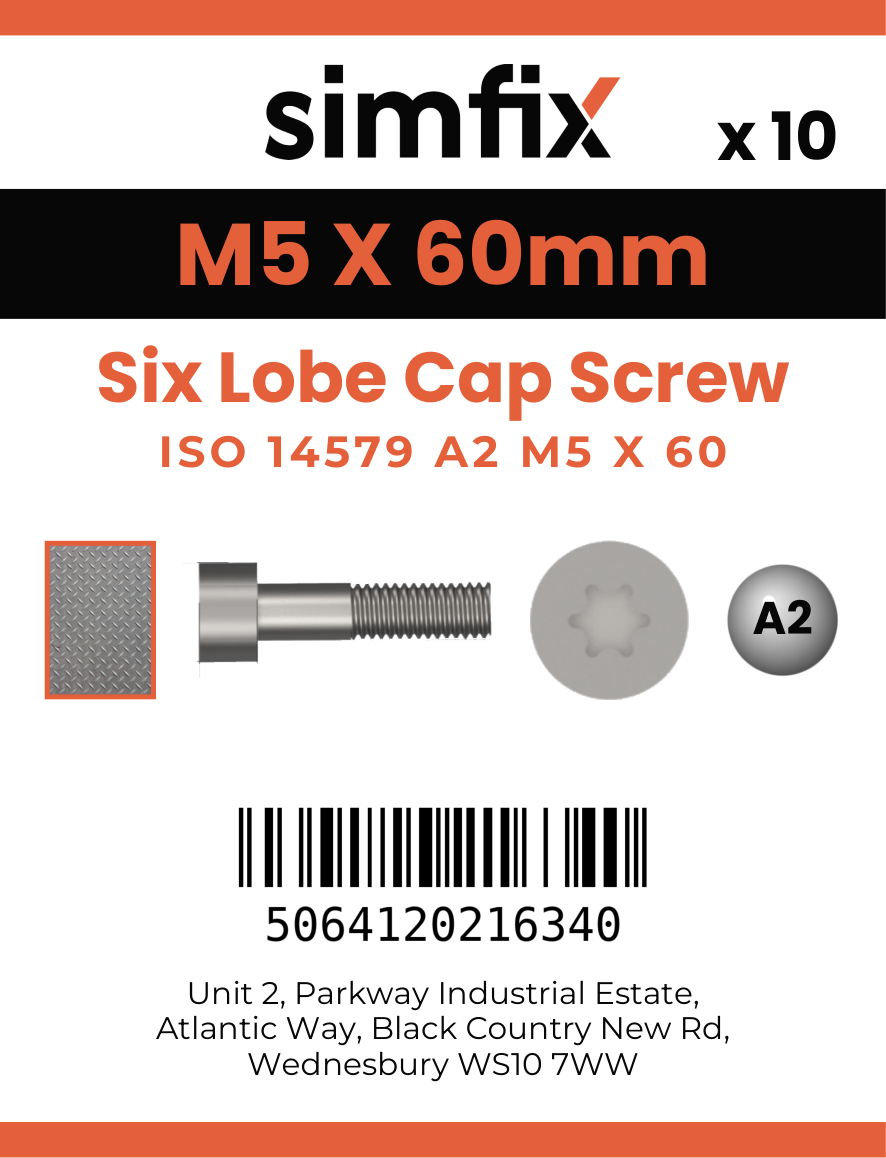 Simfix product label - 14579A205060-D