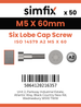 Simfix product label - 14579A205060-T