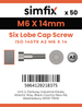 Simfix product label - 14579A206014-T