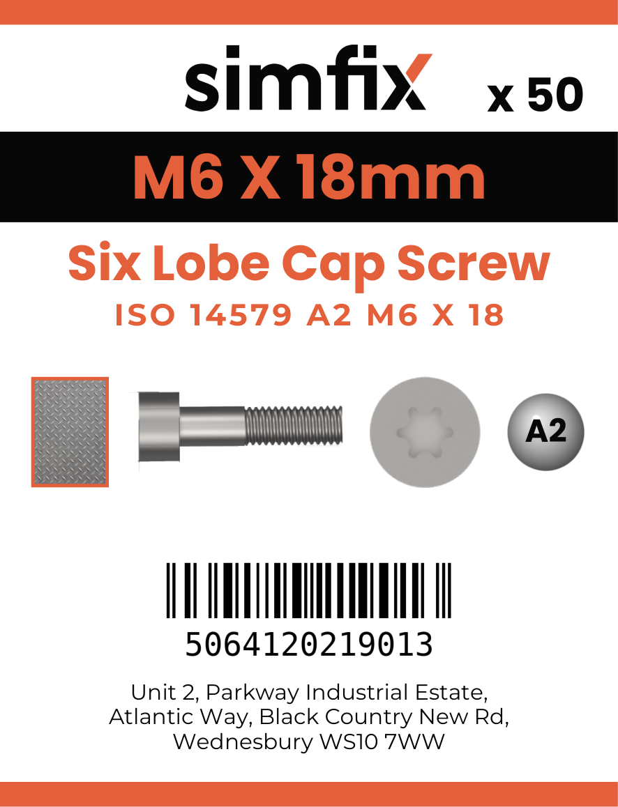 Simfix product label - 14579A206018-T