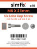 Simfix product label - 14579A206025-D