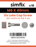 Simfix product label - 14579A206040-D