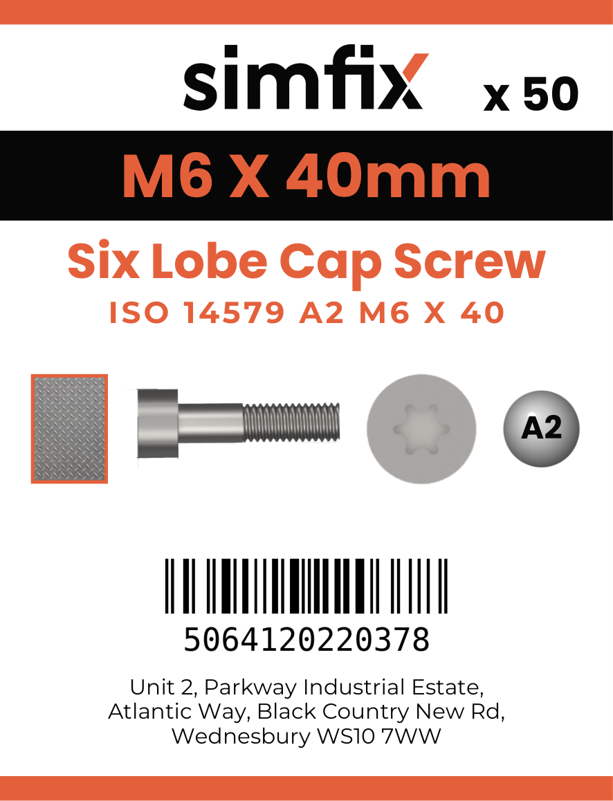 Simfix product label - 14579A206040-T