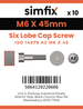 Simfix product label - 14579A206045-D