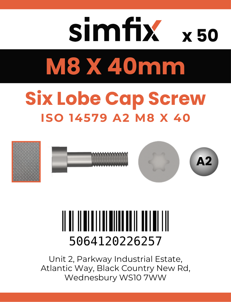 Simfix product label - 14579A208040-T