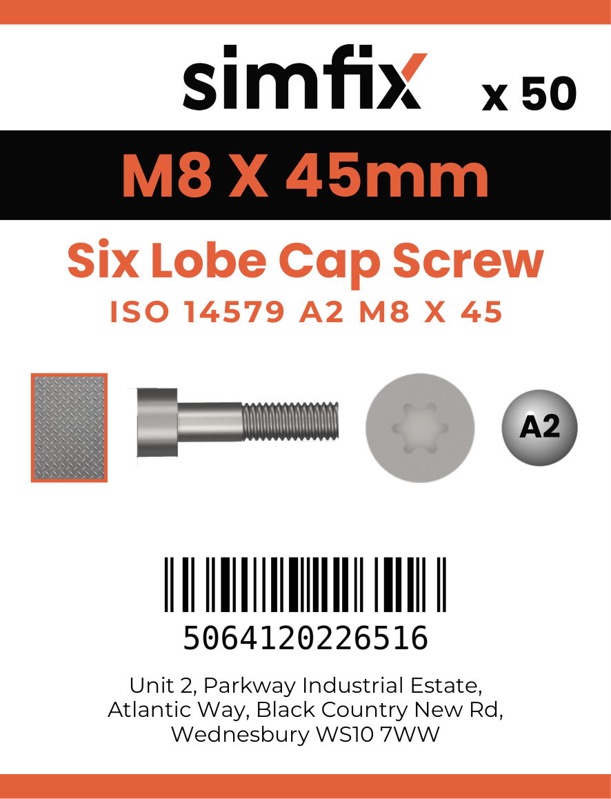 Simfix product label - 14579A208045-T