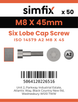 Simfix product label - 14579A208045-T